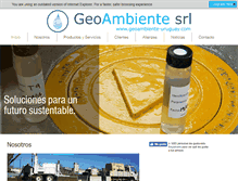 Tablet Screenshot of geoambiente-uruguay.com